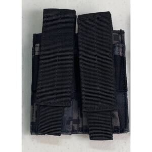 Voodoo Tactical Mag Pouch Double Black Gray Digital Camo Holster